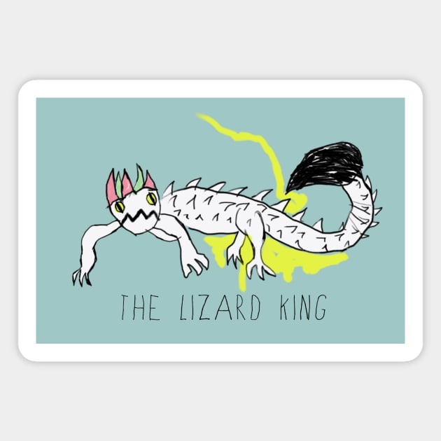 hey K's LIZARD KING Magnet by heyK